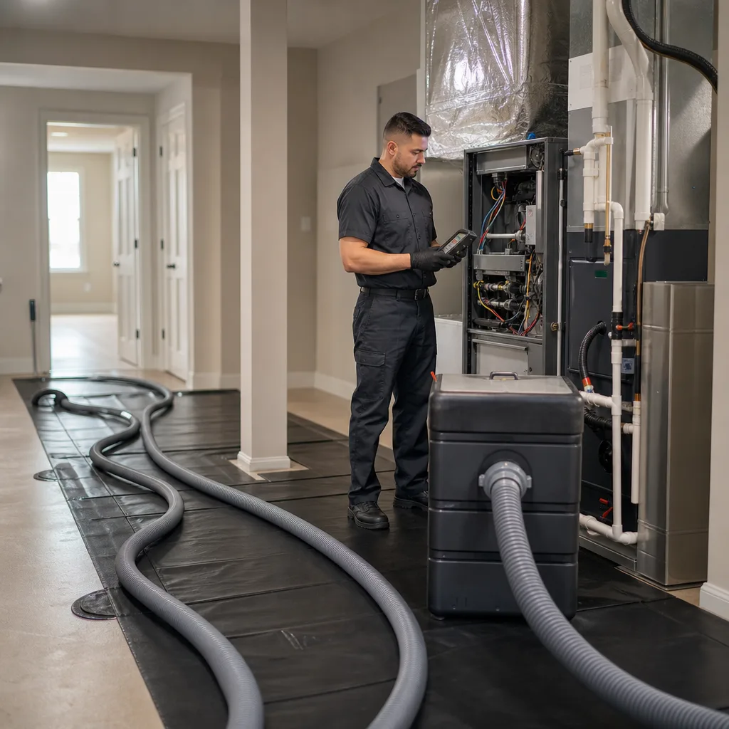 Illustration for hvac cleaning in Elgin